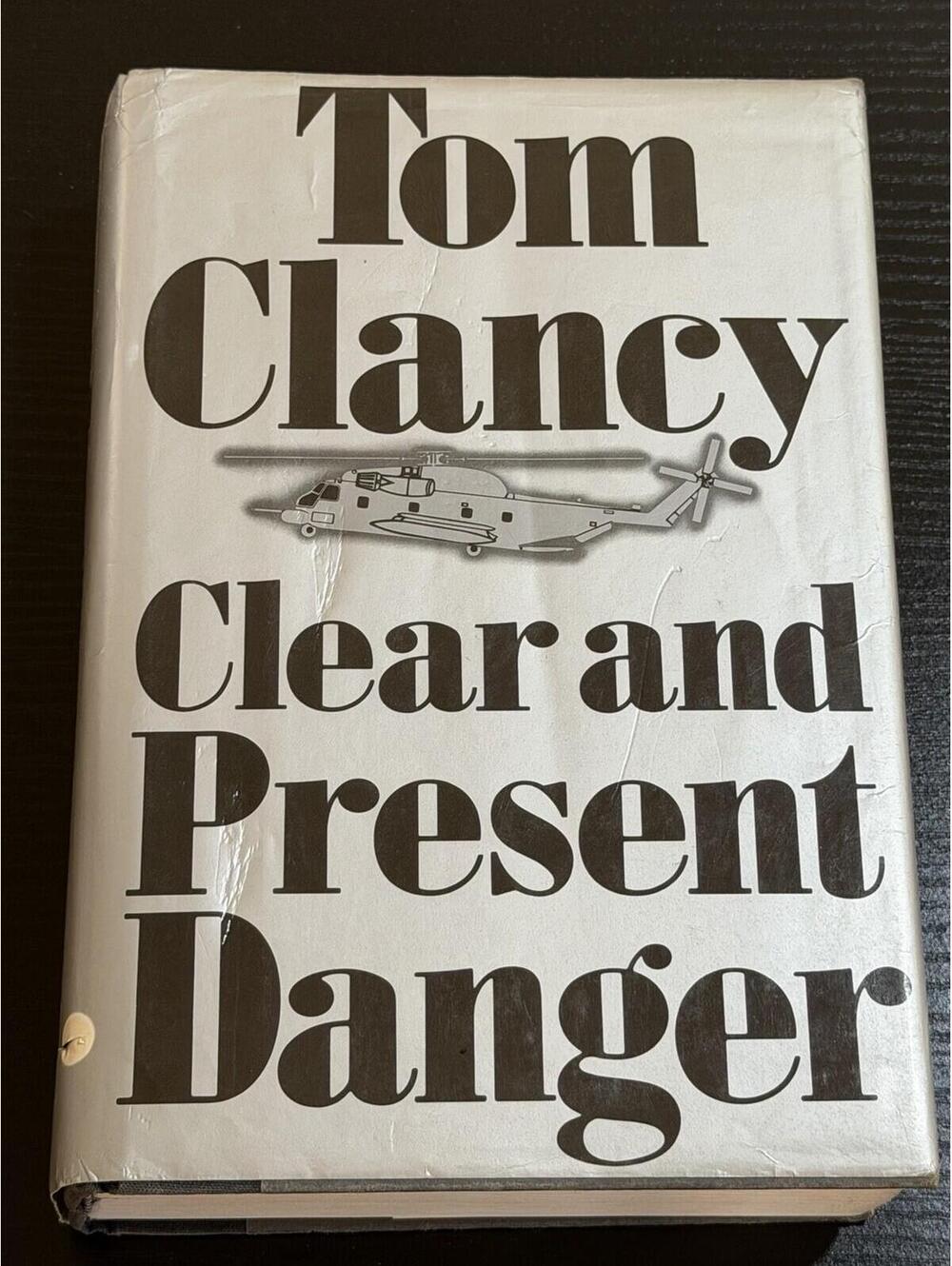 Tom Clancy Clear and Present Danger Hardcover Book